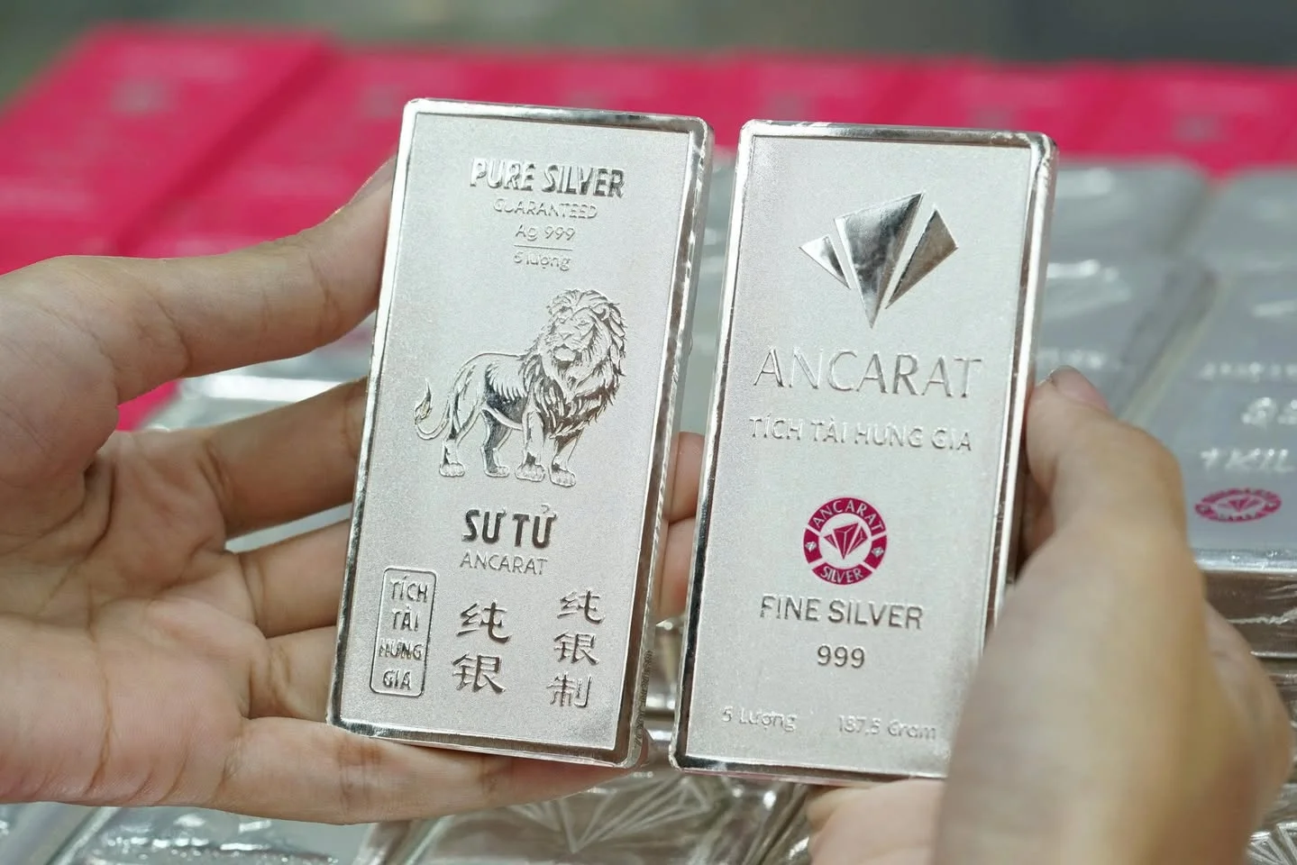 bạc thỏi 2025 Ancarat 999 (1kg) - Tiệm bạc uy tín tại Đắk Lắk